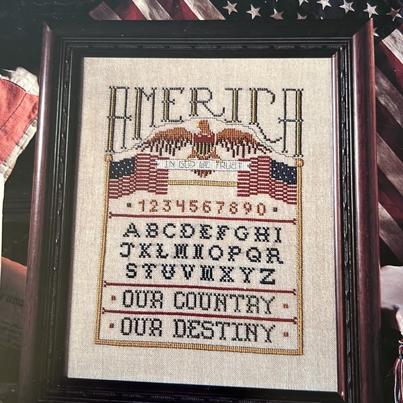 2 Count Cross Stitch Americana Patterns - Picture 4 of 4